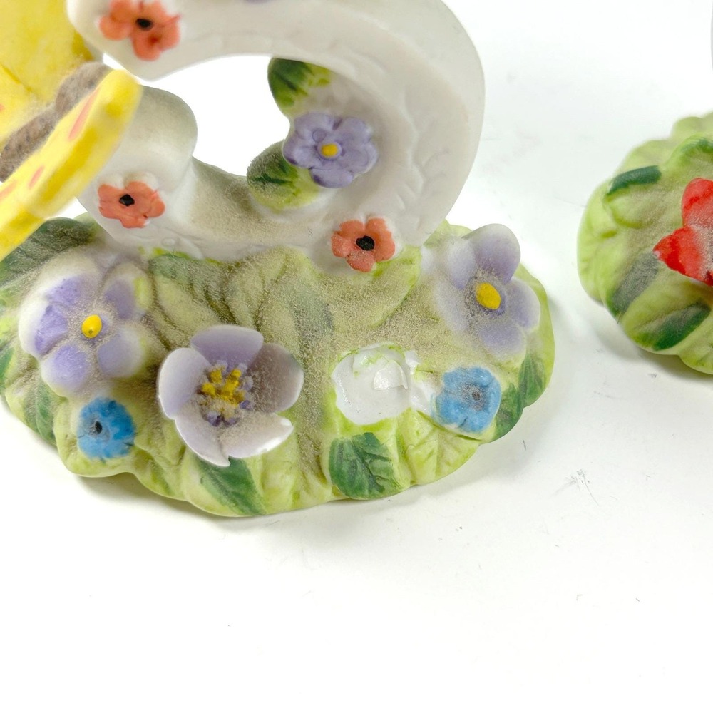 George Good Porcelain Birthday Number Cake Toppers Set of 7 Vintage 1980s - Picture 10 of 14